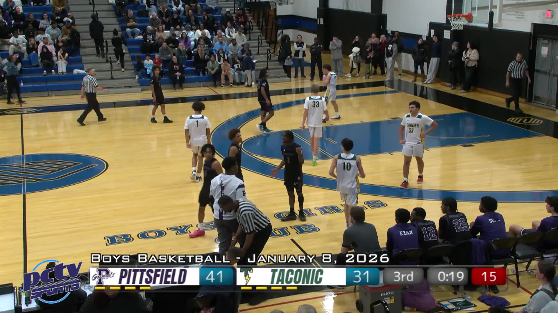 Thumbnail image for High School Boys Basketball - PHS vs. Taconic - 1/8/26