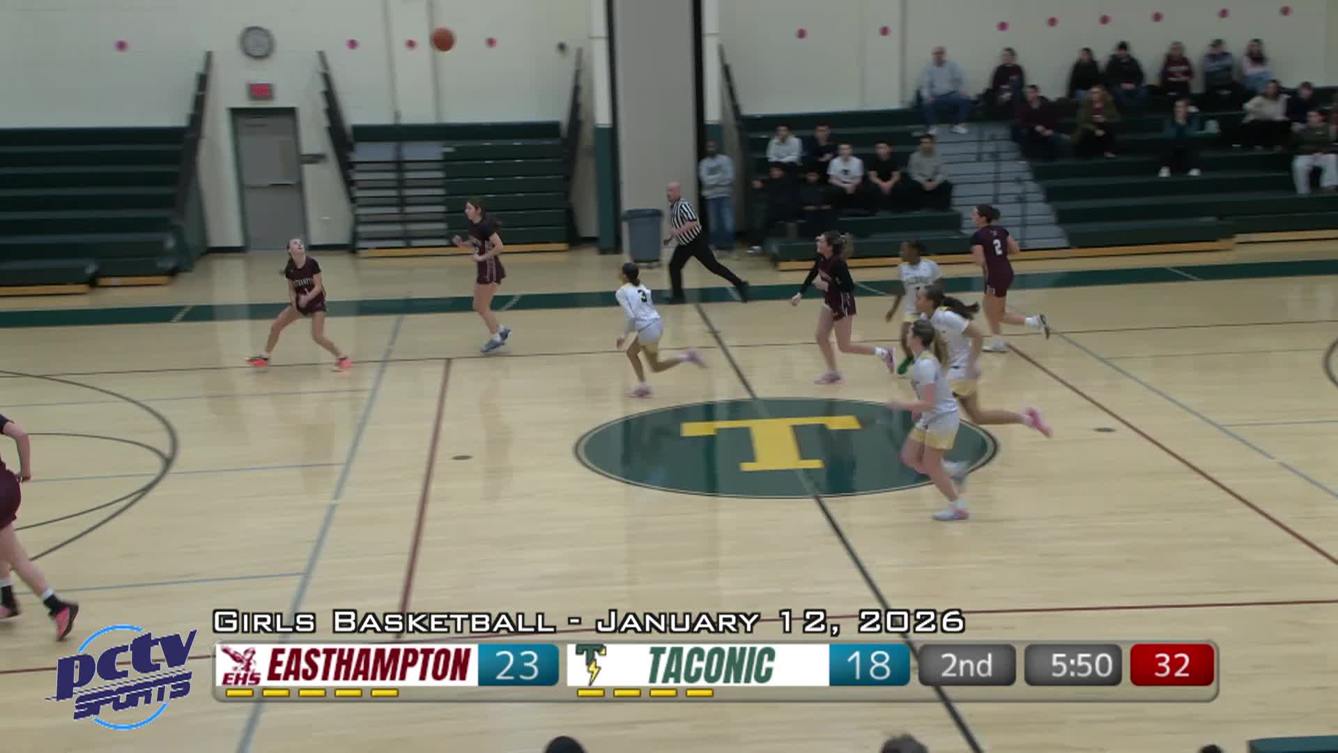 Thumbnail image for High School Girls Basketball - Easthampton. vs. Taconic - 1/12/26