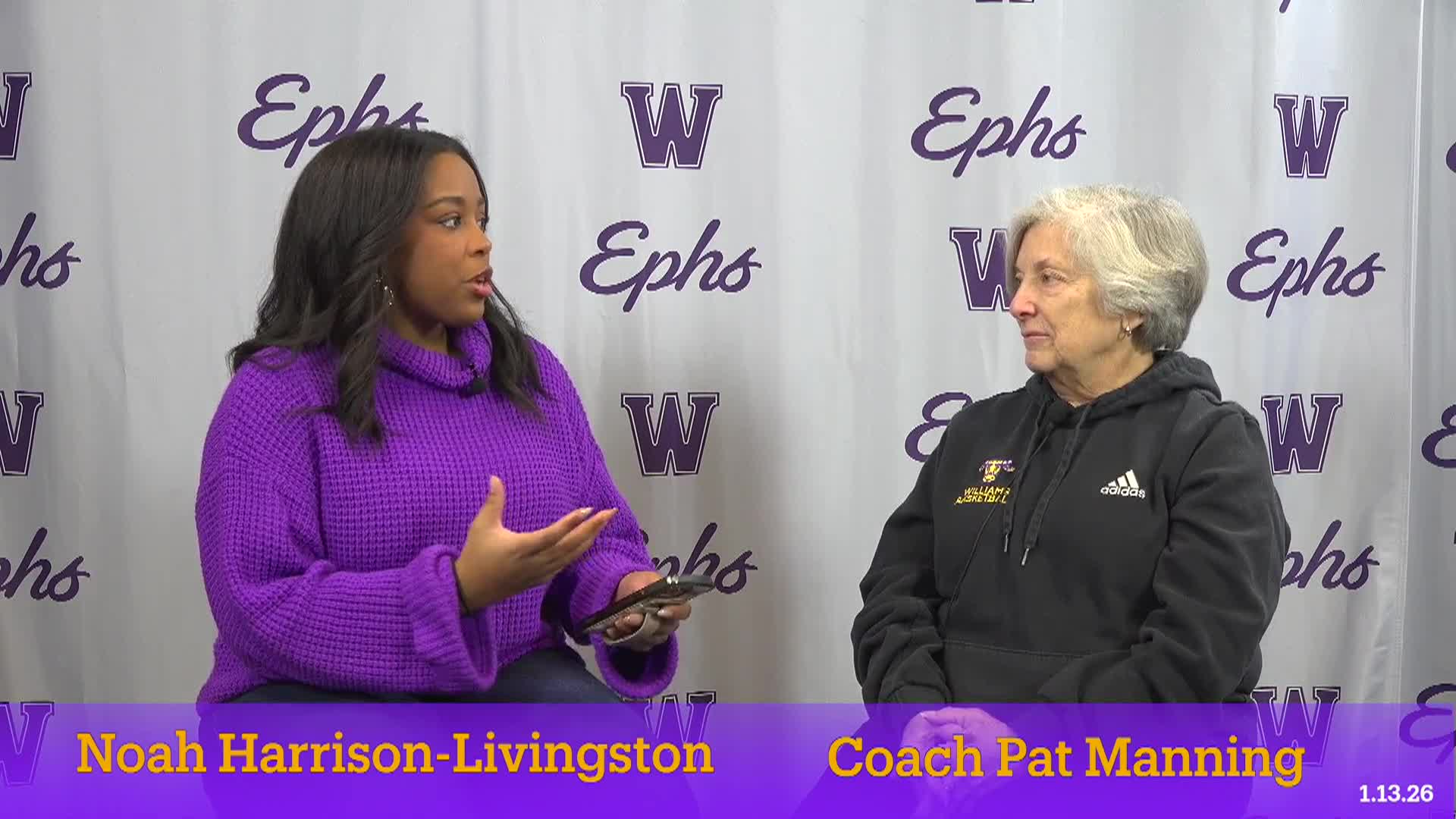 Thumbnail image for Williams College Basketball Show 1/14/26