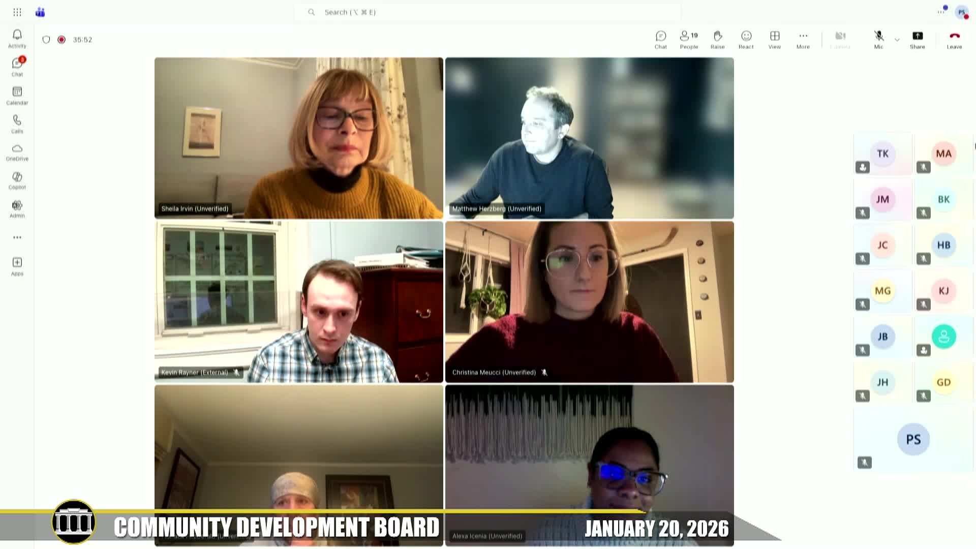 Thumbnail image for Pittsfield Community Development Board - January 20, 2026