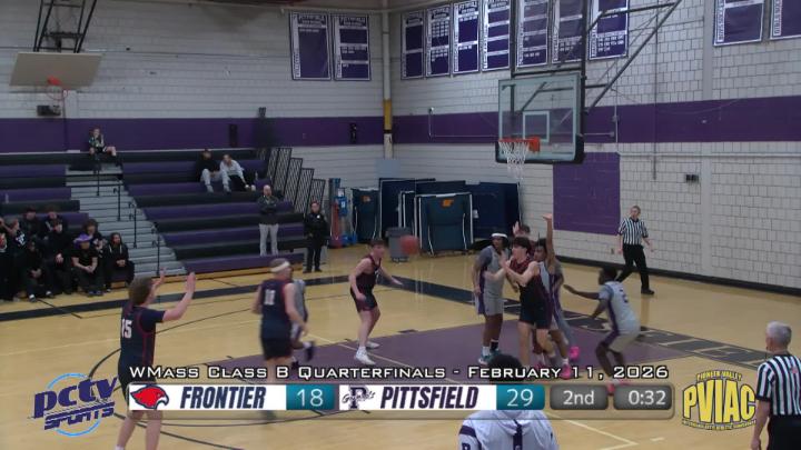 Thumbnail image for High School Boys Basketball WMass Class B Quarterfinal - (6) Frontier vs. (3) PHS - 2/11/26