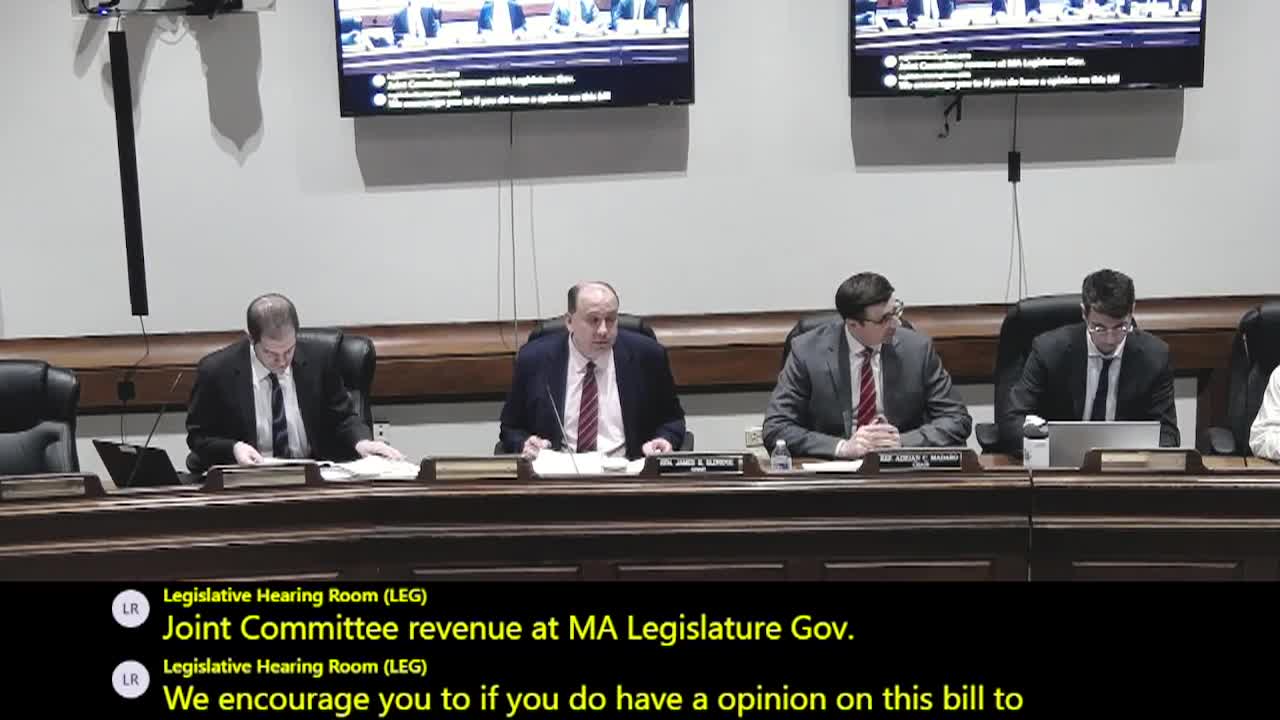 Thumbnail image for MA Joint Committee on Revenue - 2/12/26