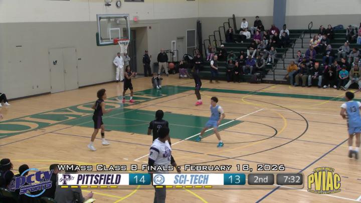 Thumbnail image for High School Boys Basketball WMass Class B Finals: (3) PHS vs. (1) Sci-Tech - 2/18/26