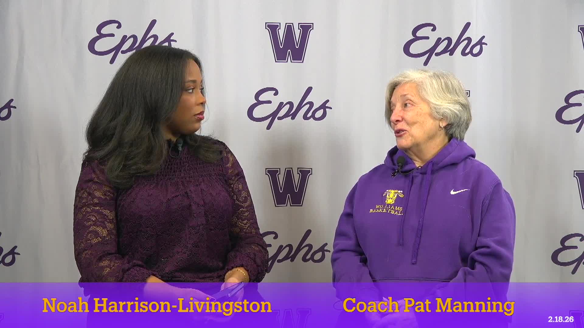 Thumbnail image for Williams College Basketball Show 2/20/26