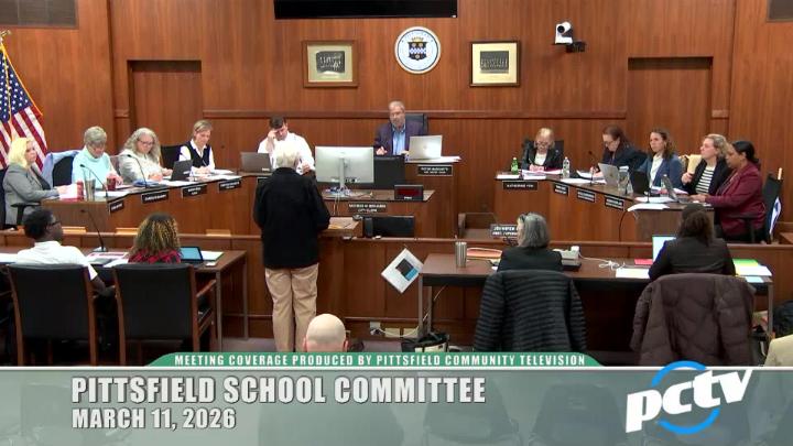 Thumbnail image for Pittsfield School Committee Meeting - March 11, 2026