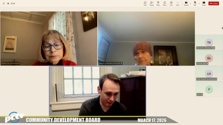 Thumbnail image for Pittsfield Community Development Board - March 17, 2026