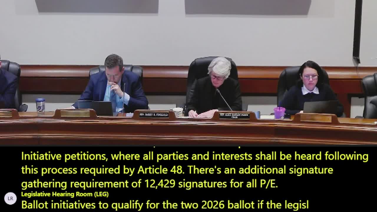 Thumbnail image for Special Joint Committee on Initiative Petitions - 3/31/26