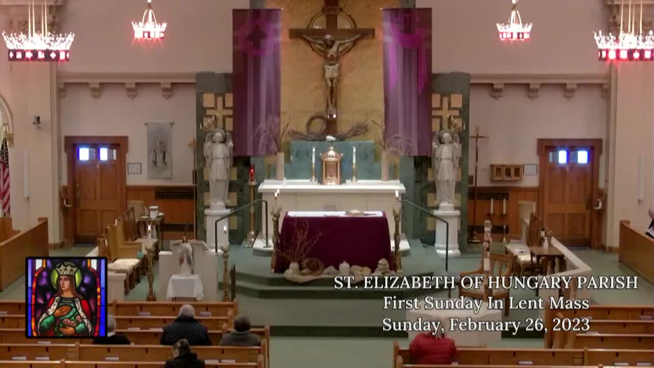 Thumbnail image for St. Elizabeth Of Hungary Parish - 1st Sunday in Lent - Feb. 26, 2023